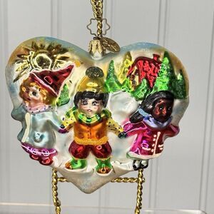 Christopher Radko Celebrate Adoption 2001 Ornament Dave Thomas Foundation Heart